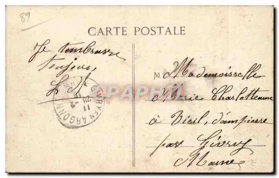 Saint Florentin — Os Pontes — Édit. René Gunilol, Migennes-Laroche — Verso