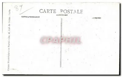 Chablis (Yonne) - Grande allée du Pâtis — Edit. Simonnat, n°38 — Verso