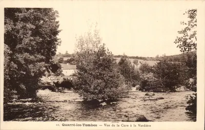 Quarré-les-Tombes — Vista do rio Cure na Verdière — Henri Baudouin, Toulouse, n°10