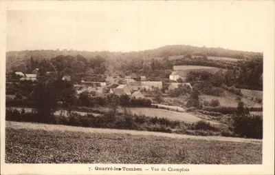 Quarré-les-Tombes — Vista de Champlois — n°7