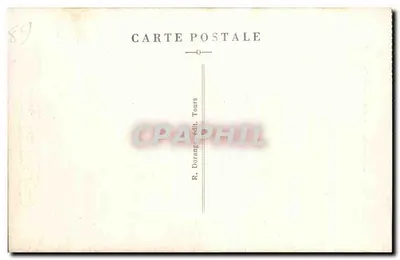 Fresselines (Creuse) — O Castelo de Puy-Guillon — R.D. — Verso