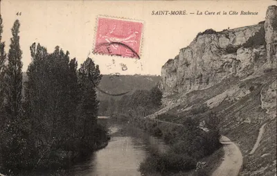 Saint-Moré — La Cure e a Côte Rochuse — Editor desconhecido, n° 44