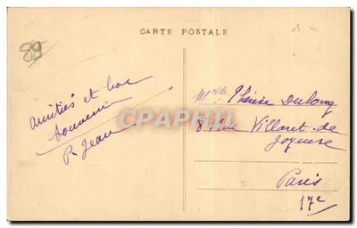 Castelo de Larochemillay — O Morvan Pittoresco — editor não visível — Verso