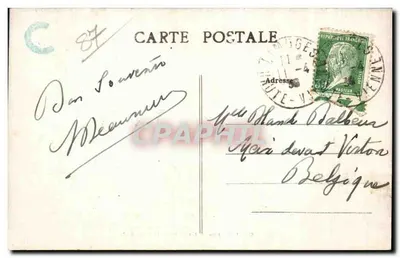 Limoges — Wnętrze katedry — 250. Nieznany wydawca — Rewers