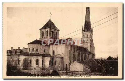 St-Savin-sur-Gartemps (Vienne) — A Igreja Abbatial (século XI)