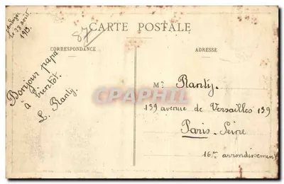 Em Limousin — Paisagem de inverno — Edições « Courrier du Centre », Limoges, n° 331 — Verso