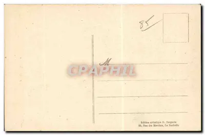 Sablaïse — donna in costume tradizionale — Sablaïse, n° 6892 — Verso