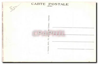 Les Sablès-d'Olonne (Vendée) — Spacer na osiołku na plaży — n° 296 — Rewers