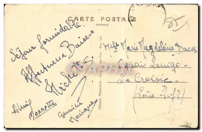 Vendéens type: Een Bocain — serie 42 — uitgever Mainard, La Rochelle — Achterkant