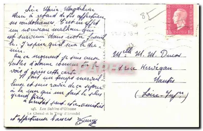 Les Sables-d'Olonne — Wieża Arundel i port — Wydawca E.A.P. — Rewers