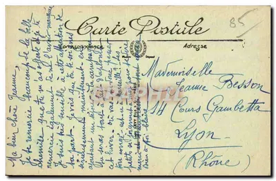Les Sables d'Olonne — As Jetas — LL. — Verso