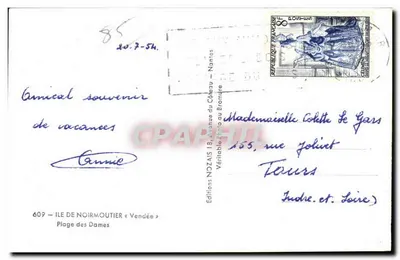 Praia das Senhoras — Ilha de Noirmoutier — Edições NOZAIS — Verso