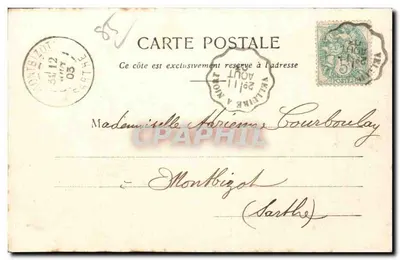 Fontenay-le-Comte — Plac Viète — wydawca: Wydawnictwo Republiki — Rewers