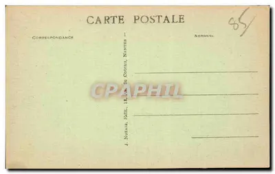 Luçon (Vendée) - O Lago do Jardim Público — editor J. Nozais, Nantes — Verso