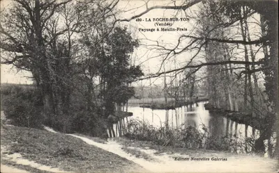 La Roche-sur-Yon (Vendée) — Paisagem em Moulin-Frais — Edição Nouvelles Galeries n°499