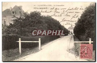 La Roche-Yon - La Grimaudière — vista da entrada do domínio — editor Galard, n°22