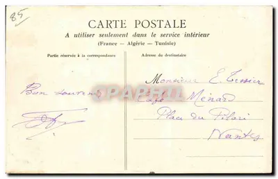Ilha de Yeu (Vendée) — A costa nas proximidades da Meule — V.27 — Verso