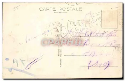 Croix-de-Vie (Vendée) — O Ponte sobre a Vie — Edições Clássicas Turísticas — Verso