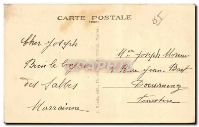 Joven muchacha de los SABLES-D'OLONNE — Mozais, n°4 — Reverso