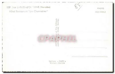 Les Charmettes — Hotel-Restauracja — Wydawnictwo Gaby, Nantes — Rewers