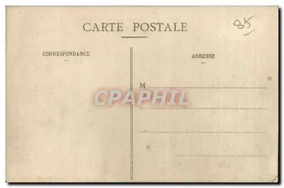 Les Sables-d'Olonne - Nowy wyżłobiony teren obok Lasu — Wydawnictwo Larcen Amiaud, nr 4387 — Rewers