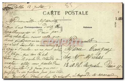 LES SABLES-D'OLONNE — Wnętrze kościoła — Wydawca: Mercier, nr 42 — Rewers