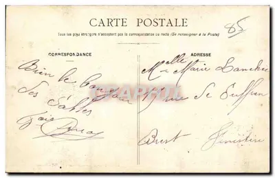 Dance Sablaise — Lucien Amiaud, Sables-d'Olonne - N° 1507 — Achterkant