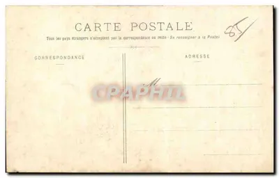 Les Sables-d'Olonne — Durante a Tempestade — Lucien Amiaud, N° 1218 — Verso