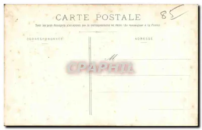Les Sables-d'Olonne — De kleine sardineverkoper — Collectie Lucien Aujouan — Achterkant