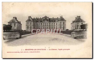 Brienne-le-Château — O Castelo, fachada principal — Paul Antoine, livreiro-editor