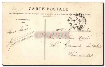 Brienne-le-Château — Estátua de Napoleão I — Paul Antoine, livreiro-editor — Verso