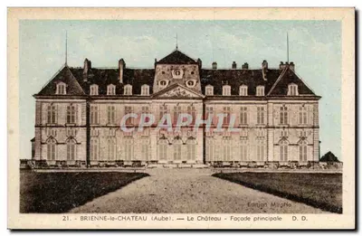 Brienne-le-Château (Aube) — O Castelo — Facha principal — Edição Miraffle