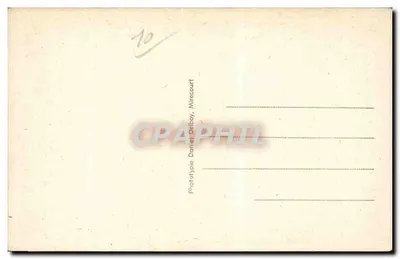 Brienne-le-Château (Aube) — Antiga Escola Militar — Editor Mirecourt — Verso