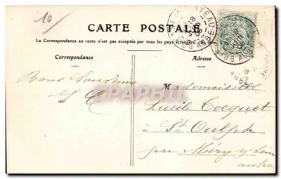 Brienne-le-Château — Grand Salon (Castelo) — Paul Antoine, livreiro-editor — Verso