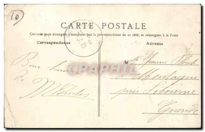 Mailly-le-Camp — Campo militare — Souvenir de Mailly-le-Camp, editore A. Niets — Verso