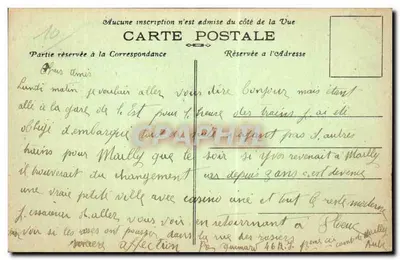 Camp de Mailly — Widok ogólny — Wydawca: Georges Bulteau — Rewers
