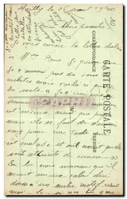 Mailly-le-Camp — O Cemitério Militar, lado Francês — editor C. P. M. n°2 — Verso
