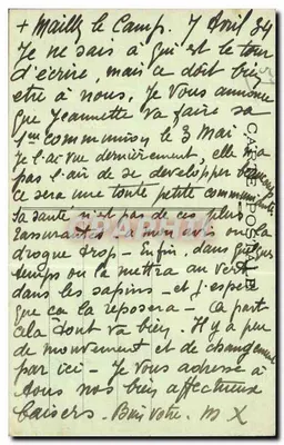 Maillly-le-Camp — A Igreja — A. Niepp, editor — Verso