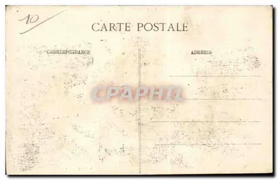 Mailly-le-Camp — Herinnering aan de Champenoise Chaumière en de Wasplaatsen en tenten — A. Verry, uitgever — Achterkant