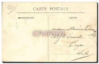 Camp de Maillé — Decoratieve uitzicht met vogels — Librairie Militaire Guedel, Nîmes — Achterkant