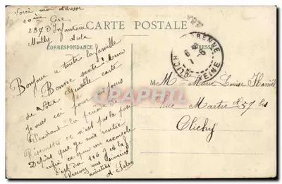 Camp van Maily - Uitzicht op de tenten — G. Marchal, Mailly-le-Camp — Achterkant