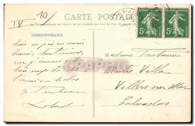 Camp Mailly — Widok obozowiska — Gradassi-Reyer, księgarz-wydawca, w Arcis-sur-Aube — Rewers