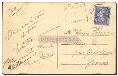 Saint Gaudens — Capela da Cauque — Phototype Labouche Frères, Toulouse — Verso