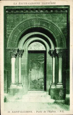Saint-Gaudens - Porta da Igreja — La Haute-Garonne Illustrée, n°21