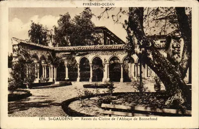 St-Gaudens — Restos do Claustro da Abadia de Bonnefond — Edição Latruches Frères