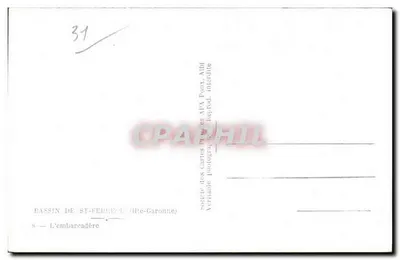 Basen w St-Ferriol — Przystań — Société des Cartes Photographiques APA, Aibl — Rewers