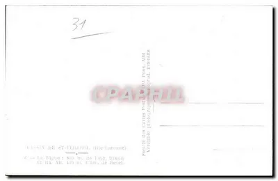 Jezioro St-Ferriol — widok jeziora i basenu — Société des Cartes Postales (Die-Garonne) — Rewers