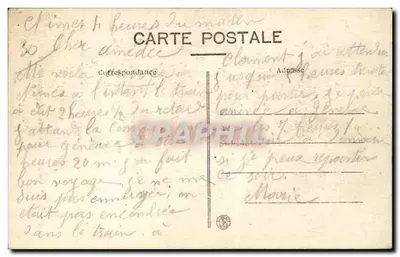 Nîmes — Monumento da Esplanada — A. R. n°43 — Verso