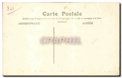 Nîmes — Fontein, Beeld van Bigot — Editie M. U., n° 26 — Achterkant
