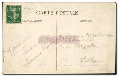 Nîmes — Jardin de la Fontaine — Bains Romains — Rewers